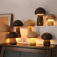 Lampe Tactile Champignon en Bois pour une Atmosphère Apaisante-LUMICONCEPT