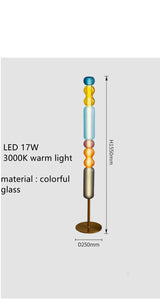 Lampe autoportante en verre dépoli au design moderne pour un éclairage élégant et fonctionnel-LUMICONCEPT