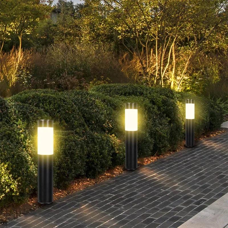 Lampe de Jardin LED OUTO en Acier Inoxydable - Éclairage Écoénergétique et Élégant-LUMICONCEPT