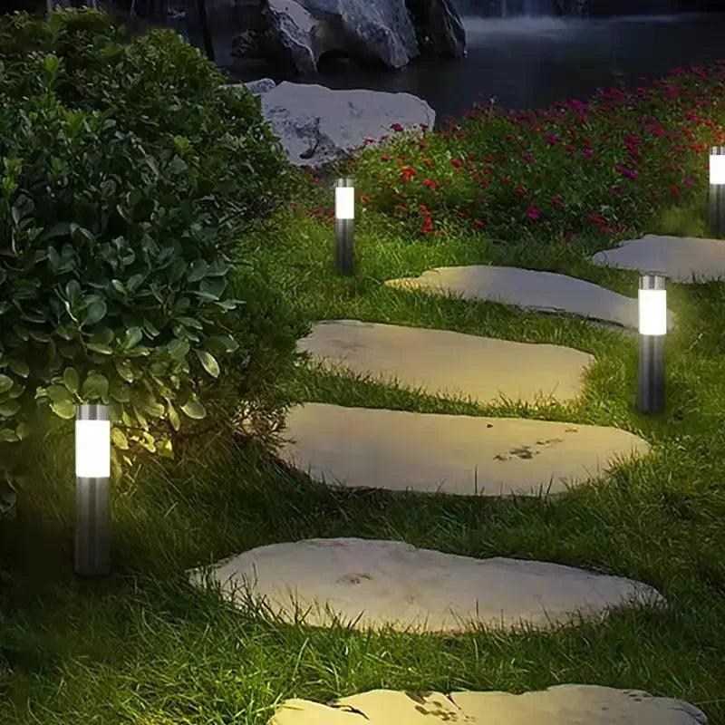 Lampe de Jardin LED OUTO en Acier Inoxydable - Éclairage Écoénergétique et Élégant-LUMICONCEPT