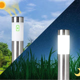 Lampe de Jardin LED OUTO en Acier Inoxydable - Éclairage Écoénergétique et Élégant-LUMICONCEPT