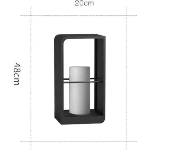 Lampe de Jardin Moderne en Acier Inoxydable et Acrylique avec LED-LUMICONCEPT