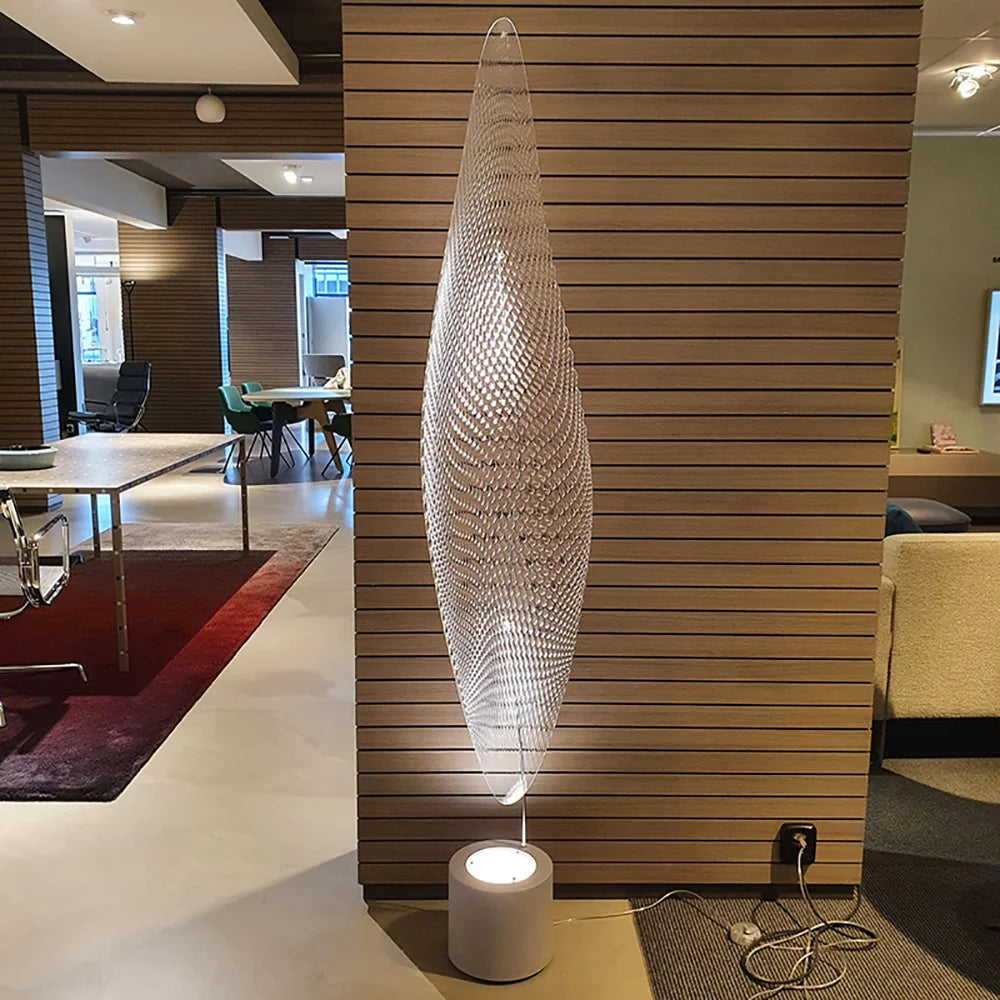 Lampe de Sol Artistique en Acier Poli au Design Moderne et Créatif pour Décoration Intérieure-LUMICONCEPT