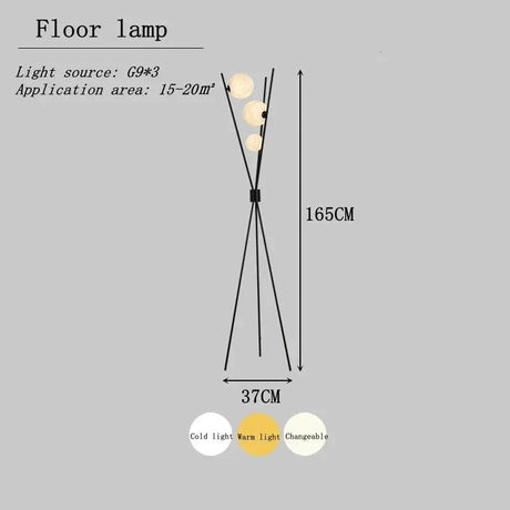 Lampe de Sol Lunaire en Impression 3D pour un Éclairage Élégant et Contemporain-LUMICONCEPT