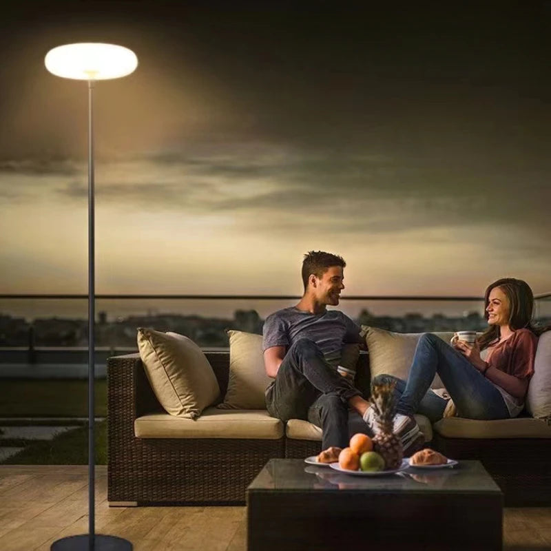 Lampe de Sol Solaire Étanche avec Télécommande - Style Nordique pour Décoration d'Extérieur-LUMICONCEPT