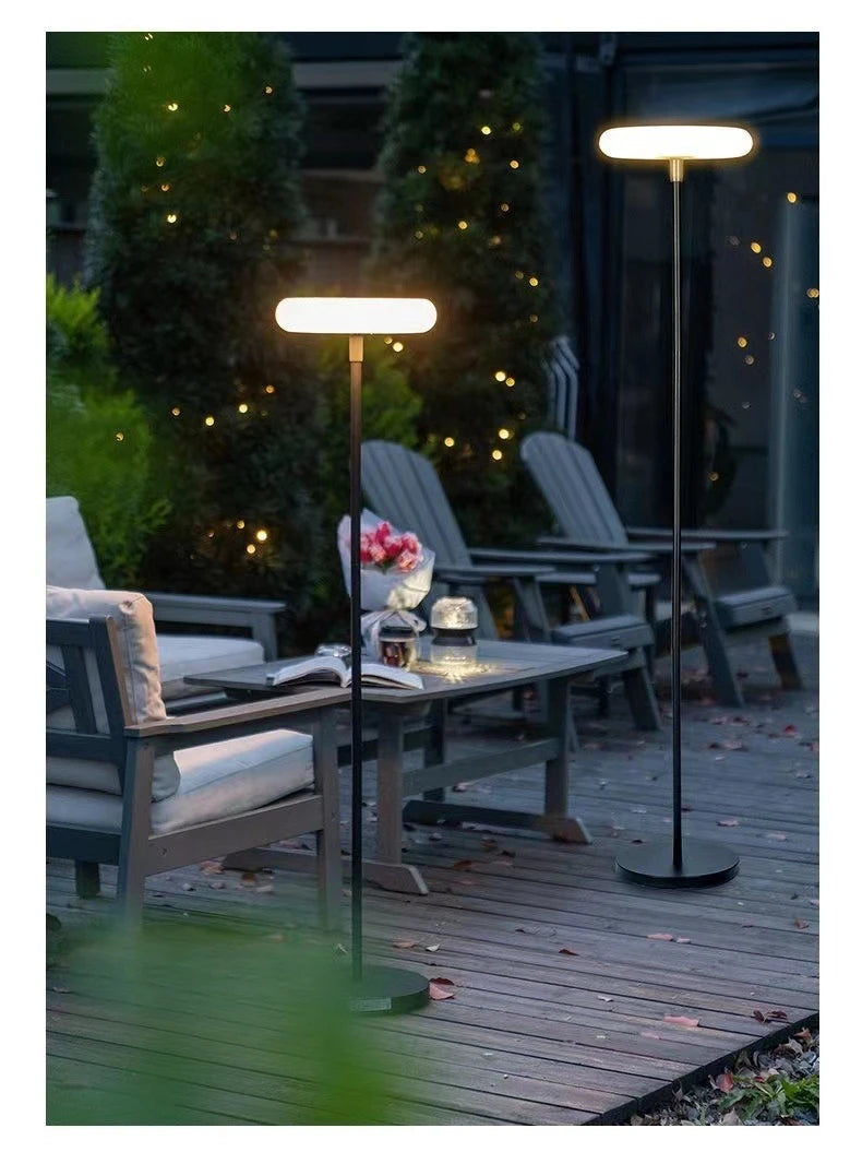 Lampe de Sol Solaire Étanche avec Télécommande - Style Nordique pour Décoration d'Extérieur-LUMICONCEPT