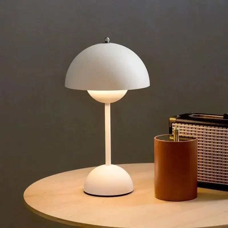 Lampe de Table Champignon LED Rechargeable - Design Moderne et Coloré-LUMICONCEPT