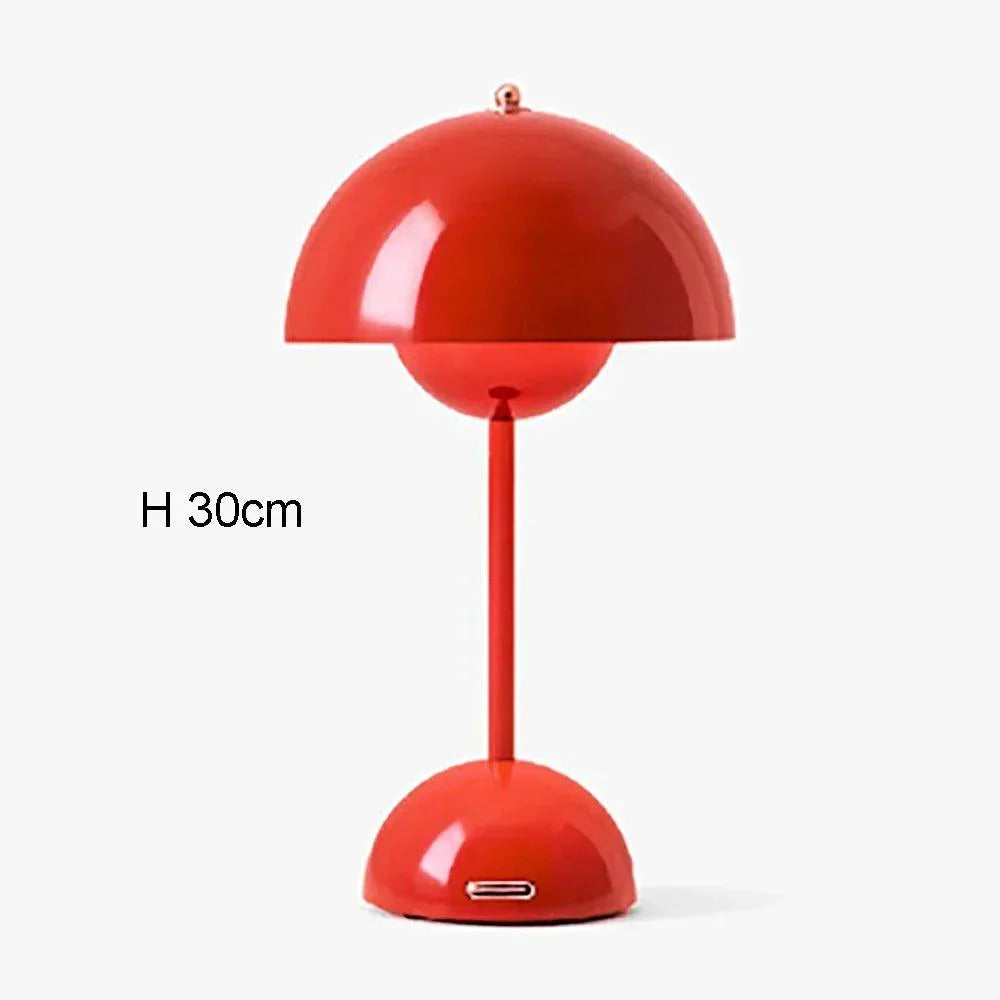 Lampe de Table Champignon LED Rechargeable - Design Moderne et Coloré-LUMICONCEPT