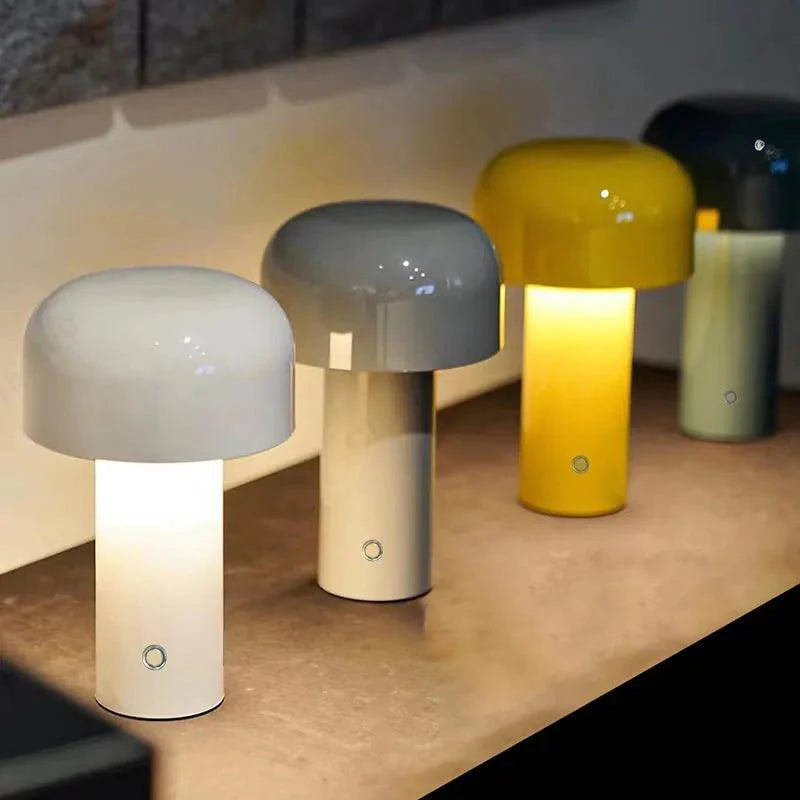 Lampe de Table Chic Italienne Rechargeable avec Lumière Réglable-LUMICONCEPT