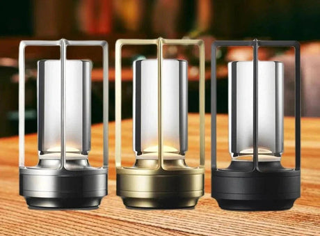 Lampe de Table Élégante à Luminosité Réglable et Rechargeable-LUMICONCEPT