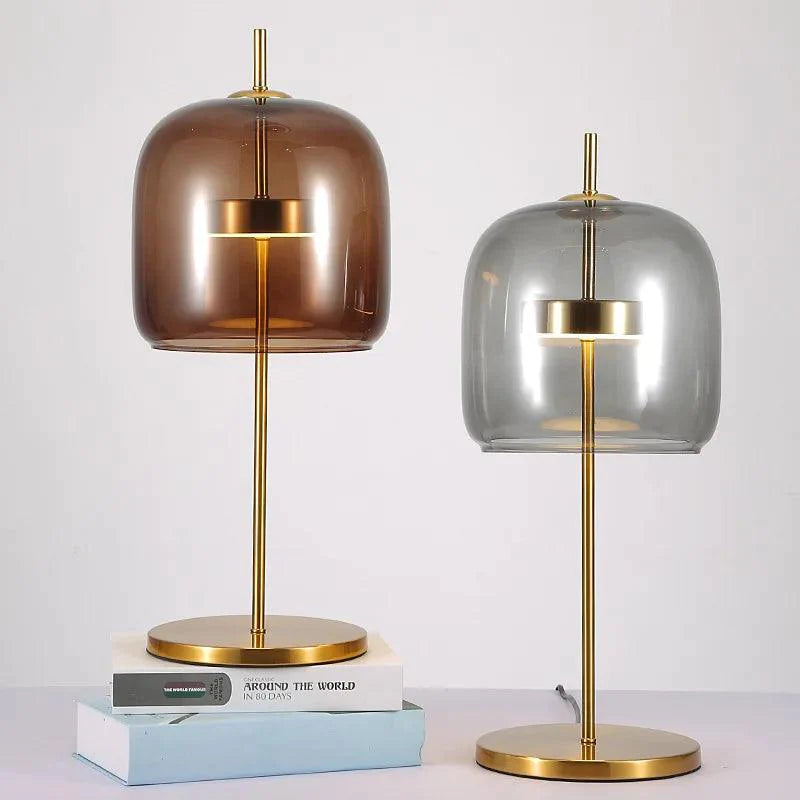 Lampe de Table Élégante en Verre - Ambiance Moderne et Sophistiquée-LUMICONCEPT