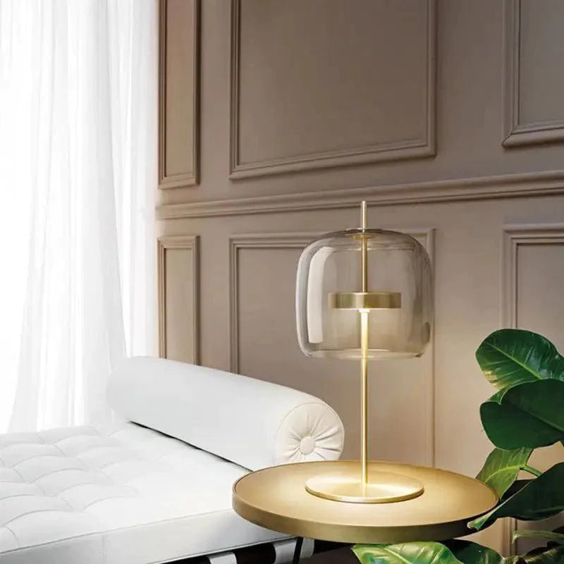 Lampe de Table Élégante en Verre - Ambiance Moderne et Sophistiquée-LUMICONCEPT