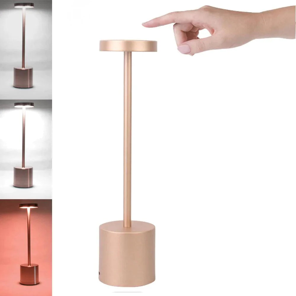 Lampe de Table LED Rétro Minimaliste avec Variation Tactile-LUMICONCEPT