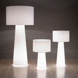 Lampe de Table Wabi Sabi en Tissu Crème - Élégance et Sérénité pour Votre Intérieur-LUMICONCEPT