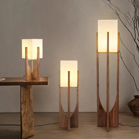 Lampe de Table en Bois Massif au Design Nordique-LUMICONCEPT