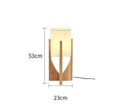 Lampe de Table en Bois Massif au Design Nordique-LUMICONCEPT