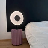 Lampe de bureau LED design moderne en fer et tissu pour un éclairage élégant et chaleureux-LUMICONCEPT