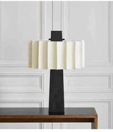 Lampe de chevet scandinave minimaliste noire et blanche-LUMICONCEPT