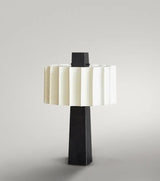 Lampe de chevet scandinave minimaliste noire et blanche-LUMICONCEPT