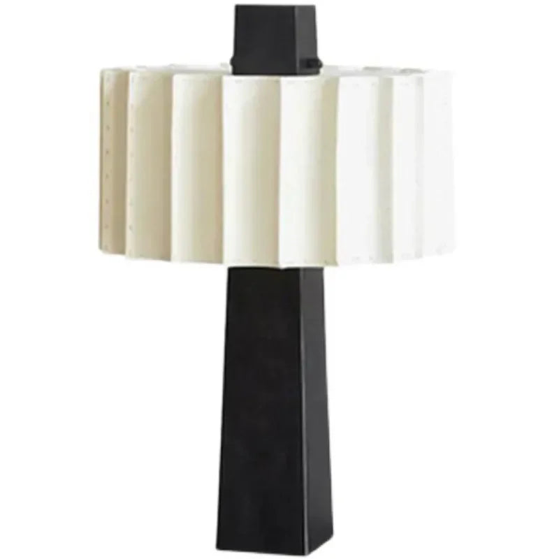 Lampe de chevet scandinave minimaliste noire et blanche-LUMICONCEPT