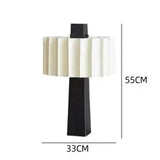 Lampe de chevet scandinave minimaliste noire et blanche-LUMICONCEPT