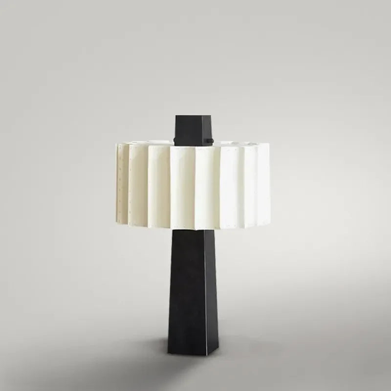 Lampe de chevet scandinave minimaliste noire et blanche-LUMICONCEPT