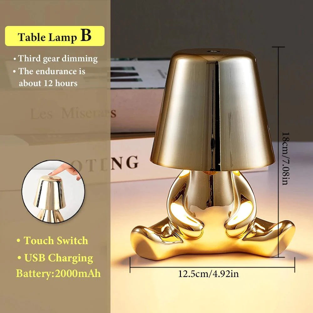 Lampe de table moderne LED avec recharge USB-LUMICONCEPT