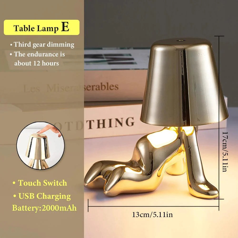 Lampe de table moderne LED avec recharge USB-LUMICONCEPT