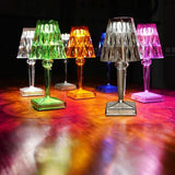 Lampe de table moderne avec lumière LED multicolore-LUMICONCEPT