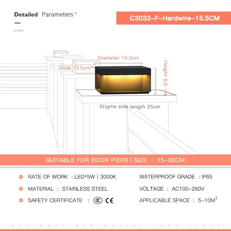 Lampes de Poteau LED VZVI pour Jardin et Paysage - Éclairage Extérieur Moderne, Étanche et Élégant-LUMICONCEPT