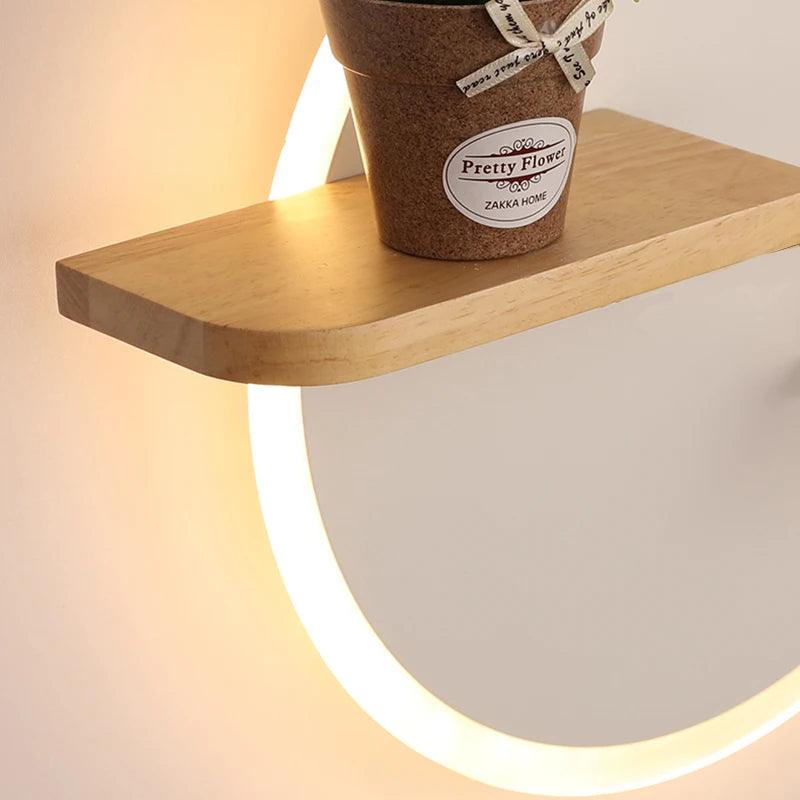 Luminaire Enfant LED avec Température de Couleur Réglable en Bois-LUMICONCEPT