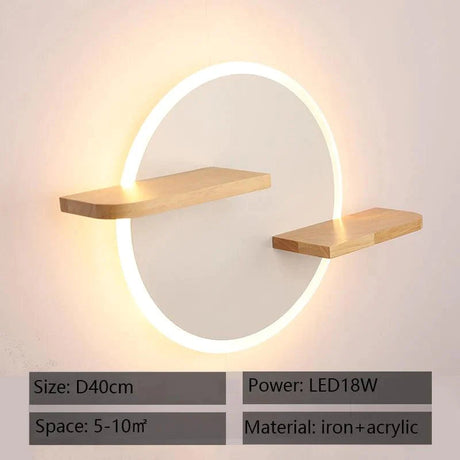 Luminaire Enfant LED avec Température de Couleur Réglable en Bois-LUMICONCEPT