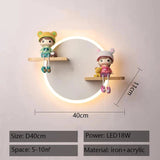 Luminaire Enfant LED avec Température de Couleur Réglable en Bois-LUMICONCEPT