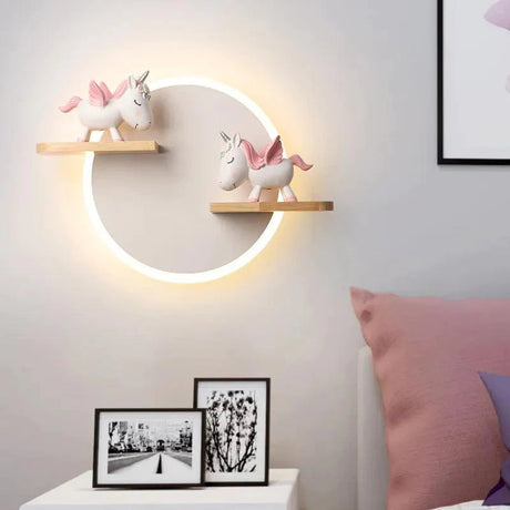 Luminaire Enfant LED avec Température de Couleur Réglable en Bois-LUMICONCEPT