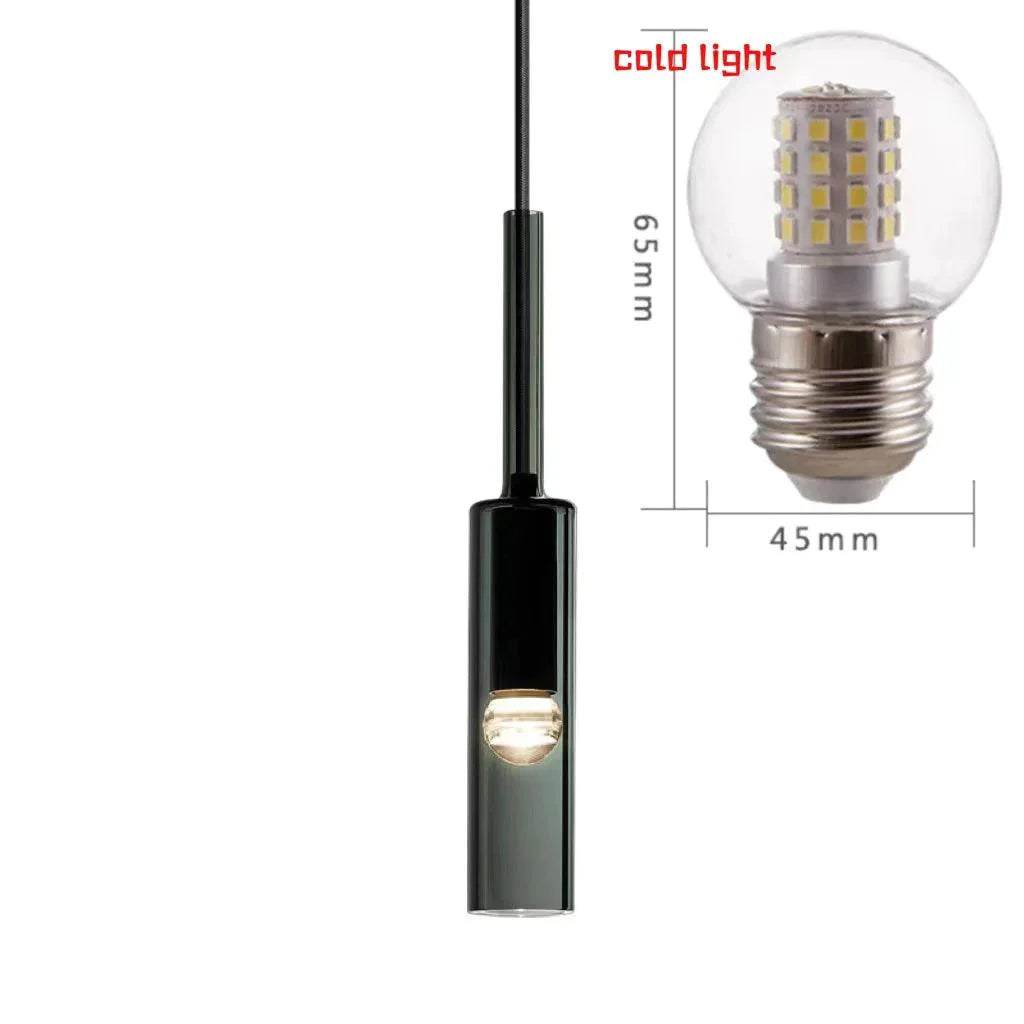 Luminaire Suspendu Élégant en Verre Transparent et Métal-LUMICONCEPT