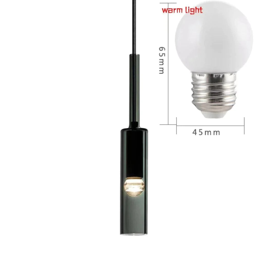 Luminaire Suspendu Élégant en Verre Transparent et Métal-LUMICONCEPT