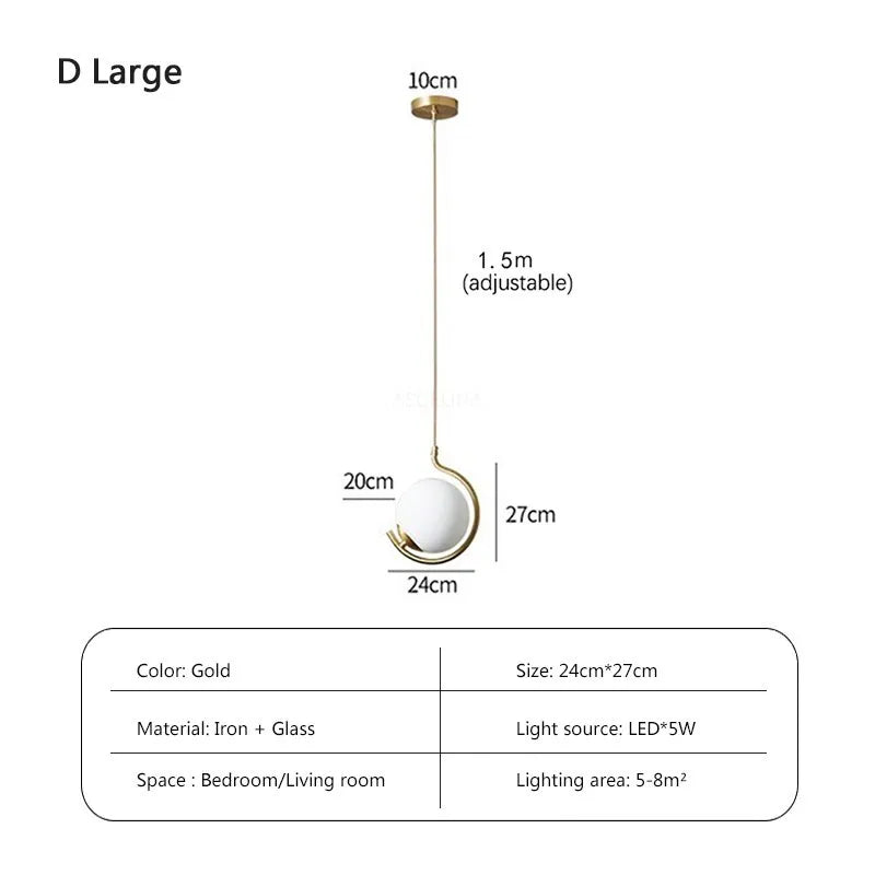 Luminaire Suspendu en Cuivre Naturel avec Abat-jour en Verre et Éclairage LED Tricolore-LUMICONCEPT