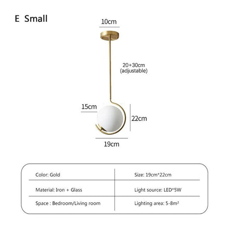 Luminaire Suspendu en Cuivre Naturel avec Abat-jour en Verre et Éclairage LED Tricolore-LUMICONCEPT