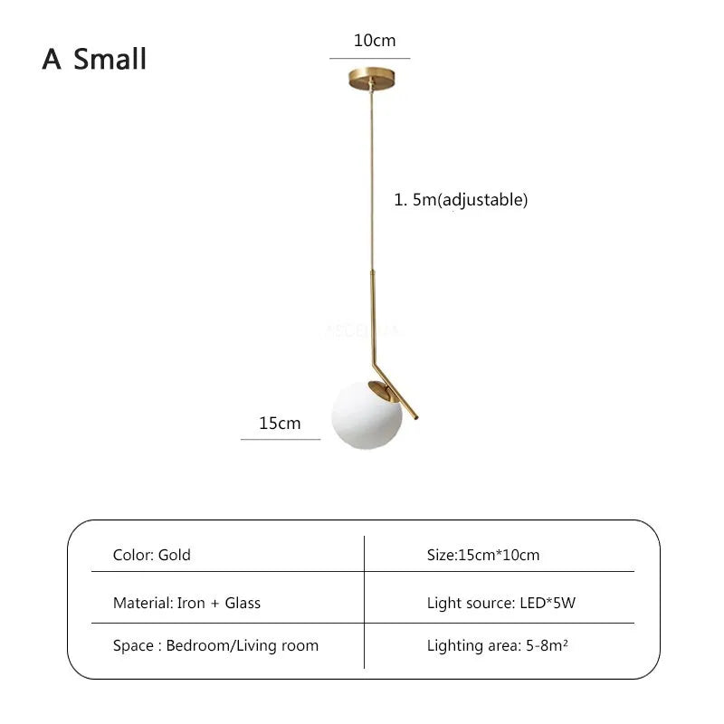 Luminaire Suspendu en Cuivre Naturel avec Abat-jour en Verre et Éclairage LED Tricolore-LUMICONCEPT