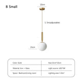 Luminaire Suspendu en Cuivre Naturel avec Abat-jour en Verre et Éclairage LED Tricolore-LUMICONCEPT