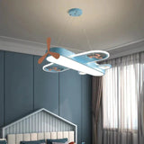 Luminaire suspendu LED en forme d'avion pour chambre d'enfants-LUMICONCEPT