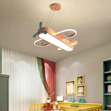 Luminaire suspendu LED en forme d'avion pour chambre d'enfants-LUMICONCEPT