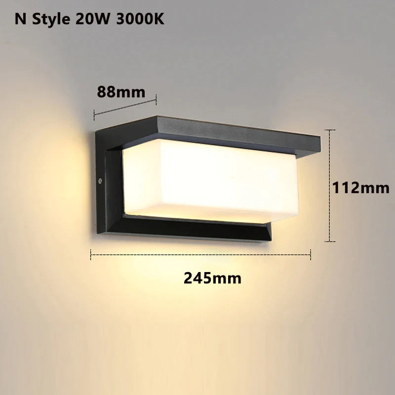 Luminaires Muraux Extérieurs avec Capteur Radar Intelligent-LUMICONCEPT