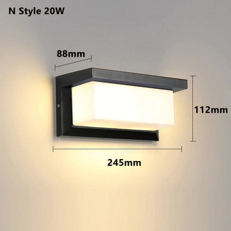 Luminaires Muraux Extérieurs avec Capteur Radar Intelligent-LUMICONCEPT