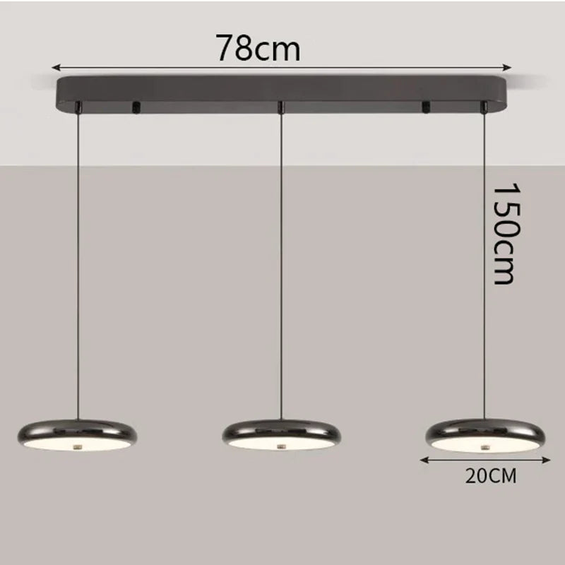 Luminaires Suspendus Intelligents à Variateur de Lumière et Options de Couleur Polyvalentes-LUMICONCEPT