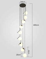 Luminaires Suspendus Multifonctionnels à Têtes Variées et Options de Contrôle de Lumière-LUMICONCEPT