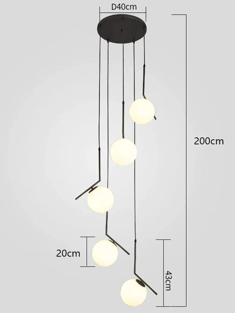 Luminaires Suspendus Multifonctionnels à Têtes Variées et Options de Contrôle de Lumière-LUMICONCEPT