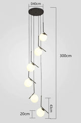 Luminaires Suspendus Multifonctionnels à Têtes Variées et Options de Contrôle de Lumière-LUMICONCEPT