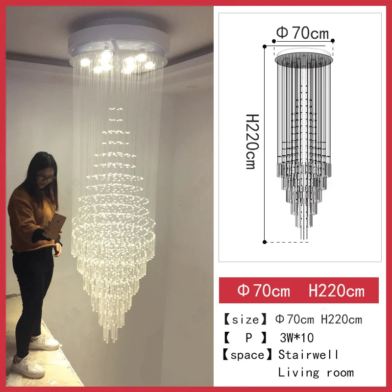 Lustre Art Déco en Cristal K9 pour un Éclairage Élégant et Raffiné-LUMICONCEPT