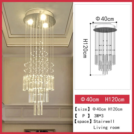 Lustre Art Déco en Cristal K9 pour un Éclairage Élégant et Raffiné-LUMICONCEPT